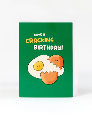 Cracking Egg Birthday Card
