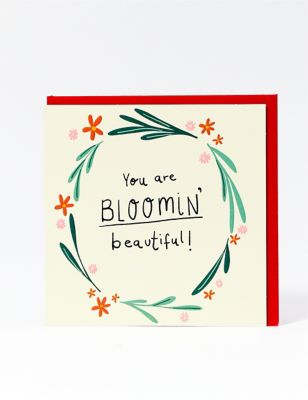 Bloomin Beautiful Female Art Card