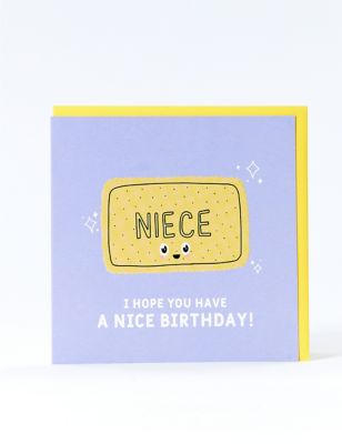 Niece Biscuit Birthday Card