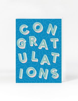 Fun Type Congratulations Card