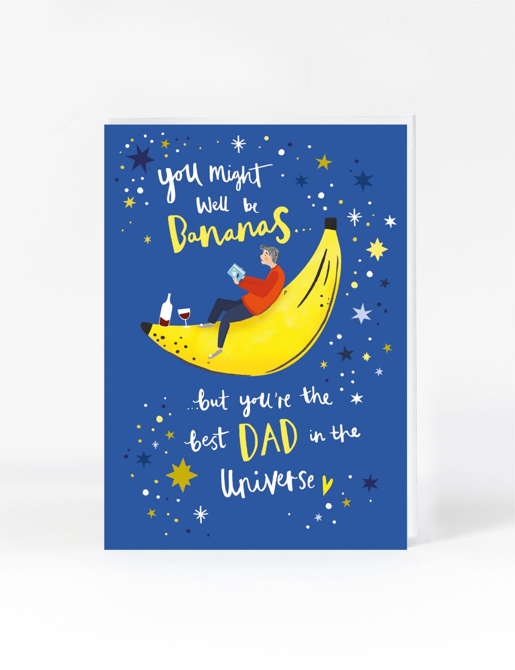 Bananas Best Dad In The Universe Card