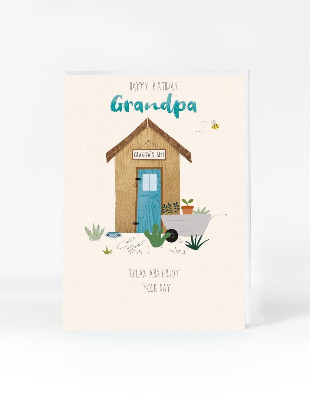 Grandpa Garden Shed Birthday Card