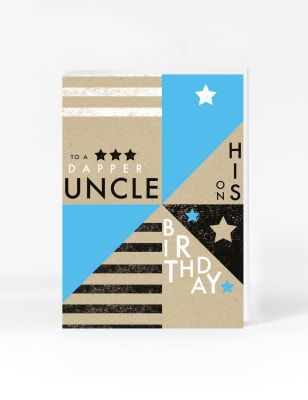 Dapper Uncle Birthday Card