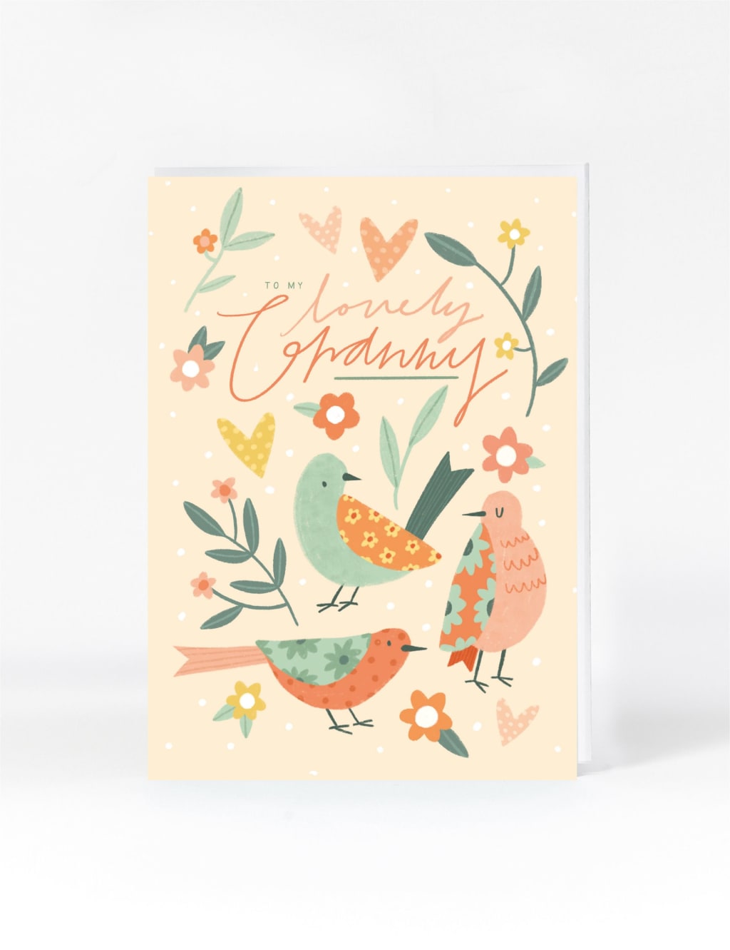 Lovely Granny Birds Card