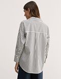 Pure Cotton Striped Popover Shirt