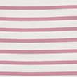Pure Cotton Striped Boat Neck Top - mauvemix