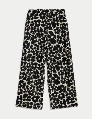 High Waisted Cropped Trousers