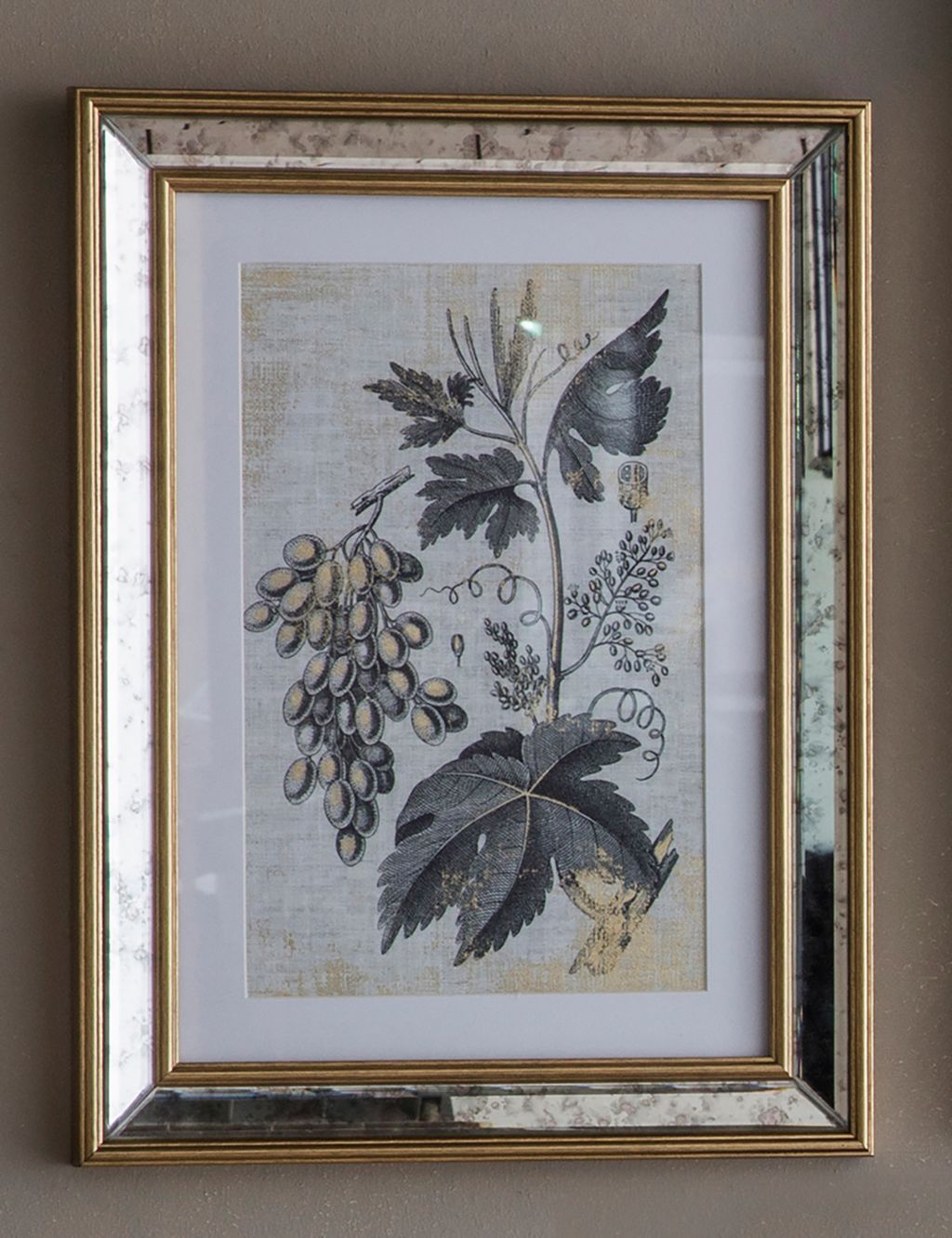 Set of 2 Braun Botanical Rectangle Framed Art image 3