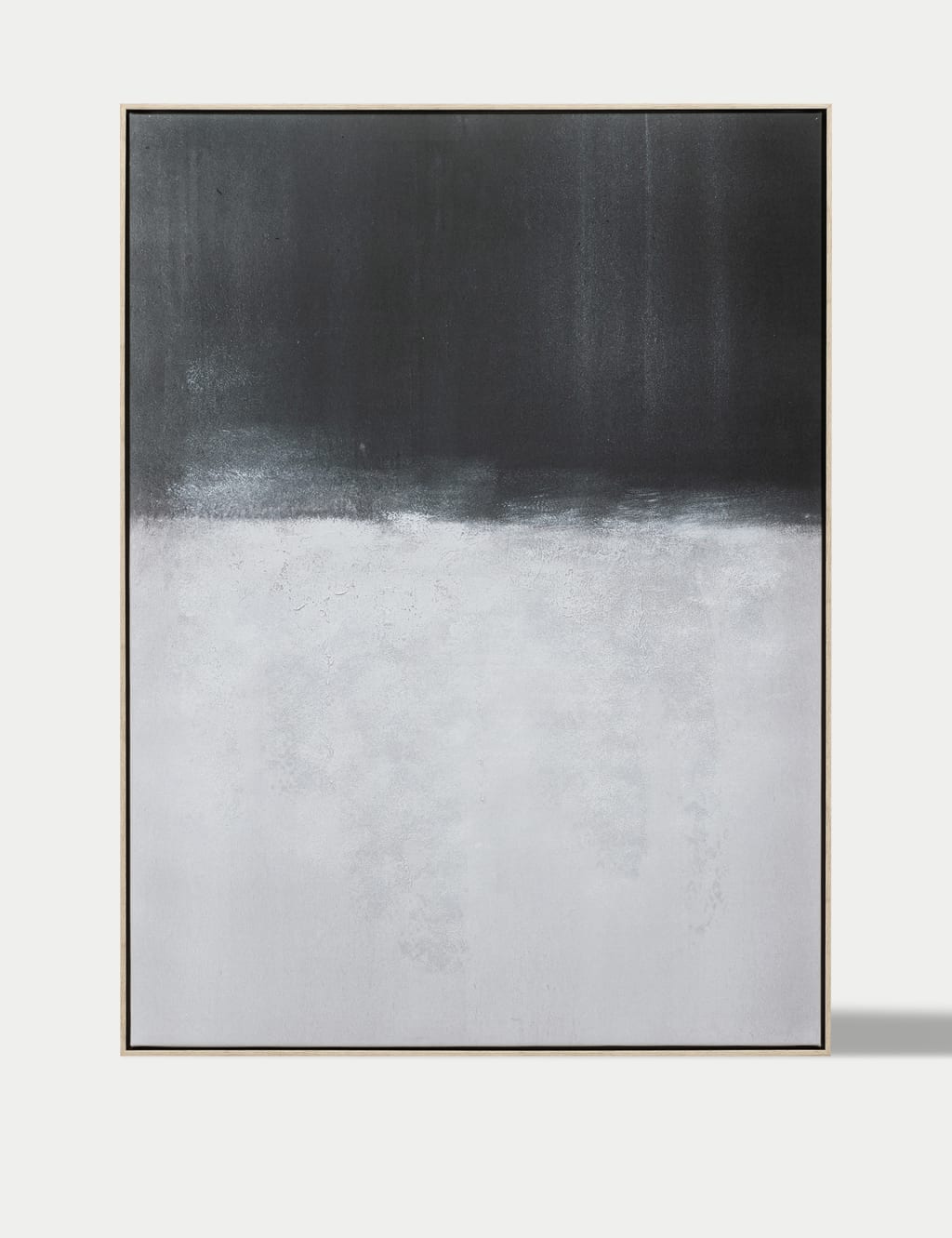 Horizon Abstract Rectangle Framed Canvas image 1