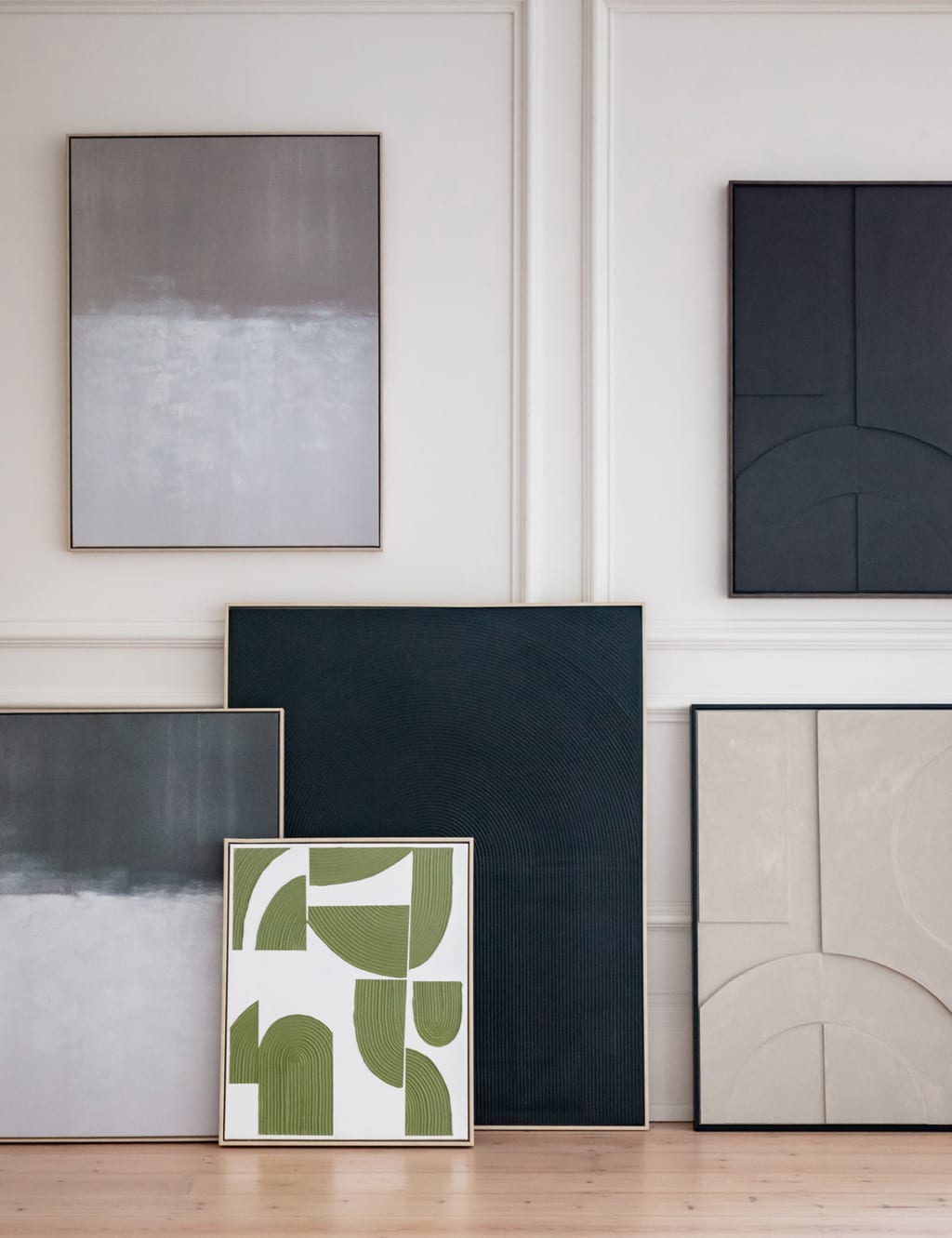 Horizon Abstract Rectangle Framed Art image 4