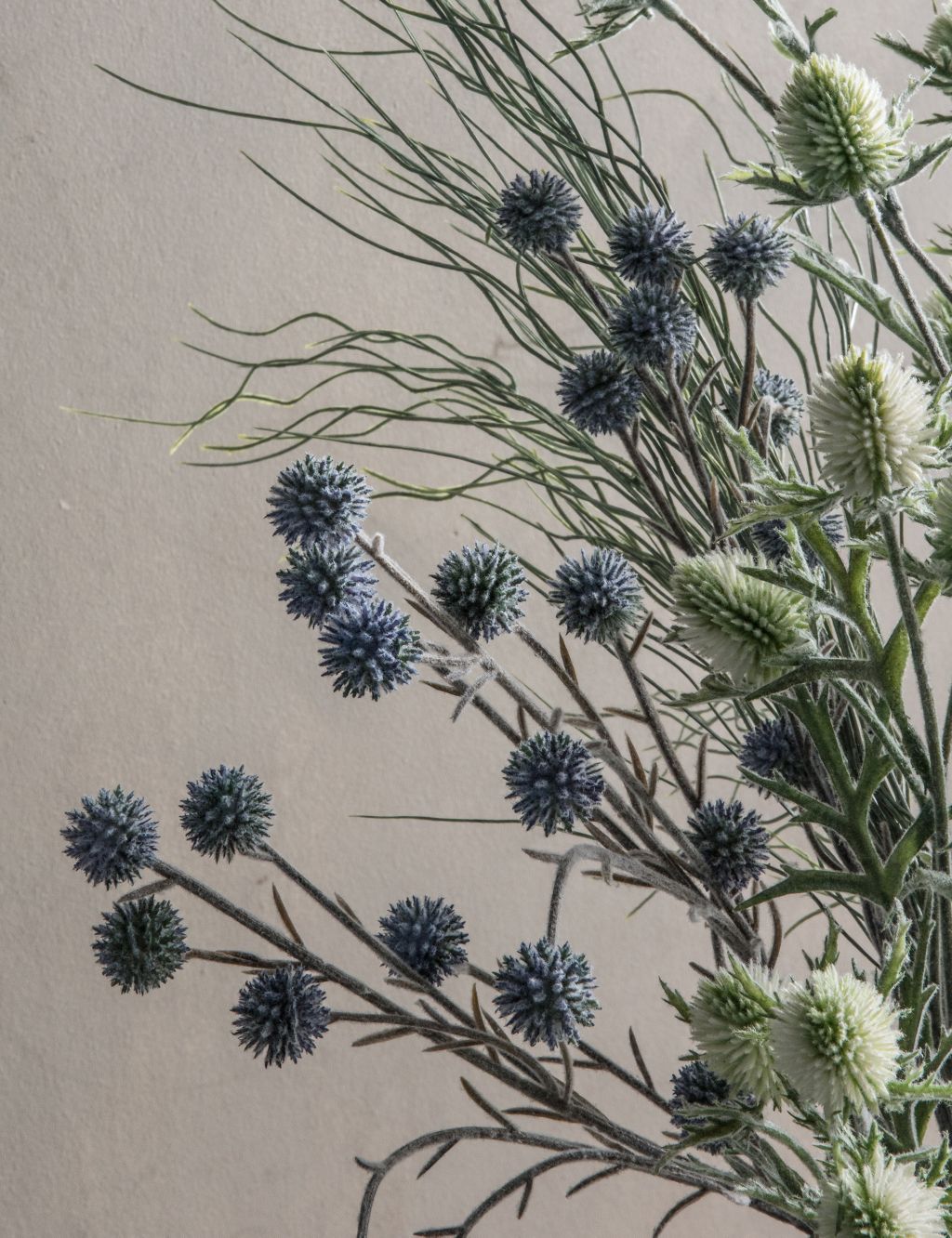 Set of 12 Artificial Echinops Single Stems image 3