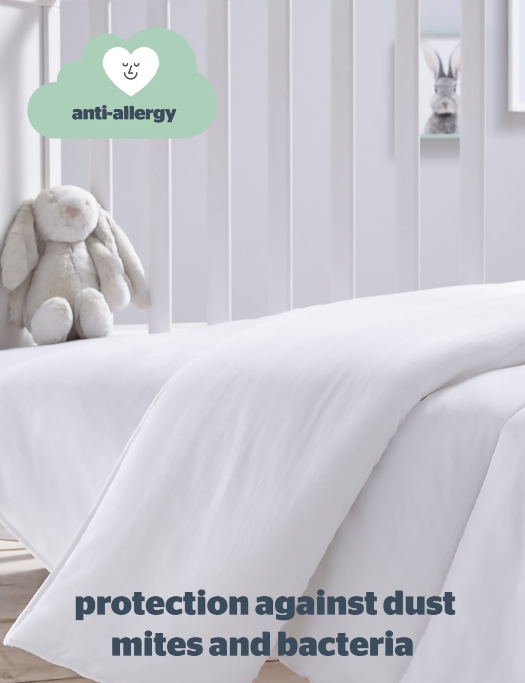 Safe Nights 4 Tog Cot Bed Duvet Silentnight M&S