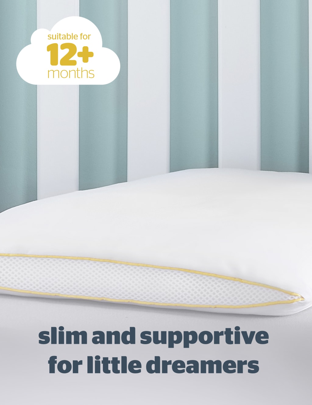 Safe Nights Cot Bed Pillow Silentnight M&S