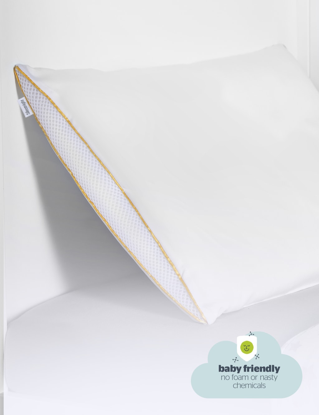 Safe Nights Cot Bed Pillow Silentnight M&S