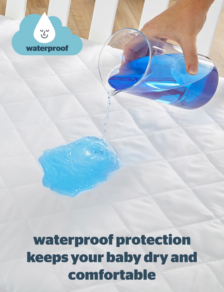 Safenights Cot Bed Waterproof Mattress Protector 2 of 9