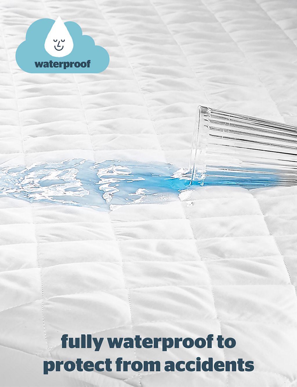 Safenights Cot Bed Waterproof Mattress Protector 2 of 9