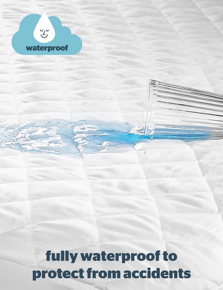 Safenights Cot Bed Waterproof Mattress Protector 3 of 9