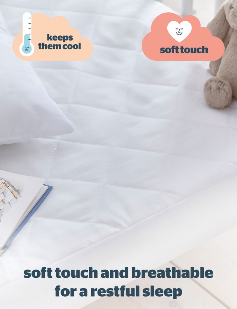 Safenights Cot Bed Waterproof Mattress Protector 5 of 9