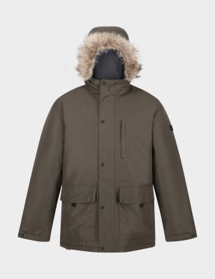 Parka Impermeabile Uomo Regatta Salinger IV - Con Pelliccia Sintetica, Isotex 10000, Termico