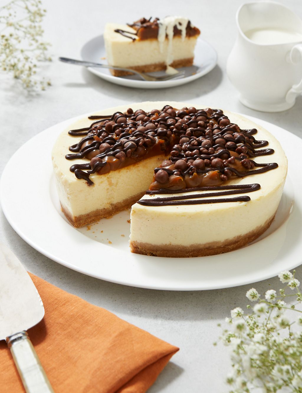 Salted Caramel Topped Cheesecake (Serves 14) - (Last Collection Date 30th September 2020) 3 of 3