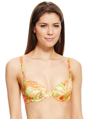 Snake print hot sale underwire bikini