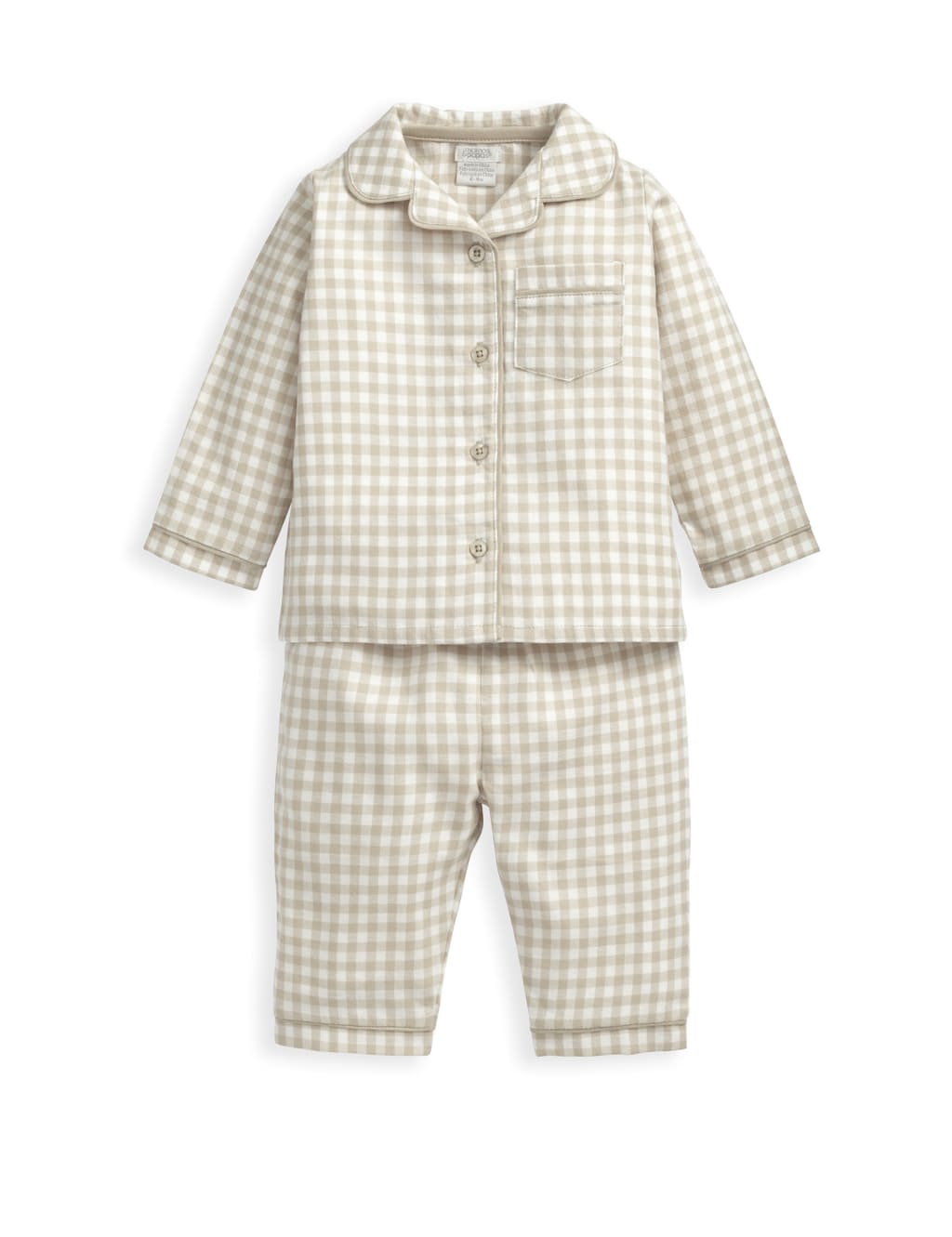 Sand Check Woven Pyjamas (6 Mths-3 Yrs) 3 of 4