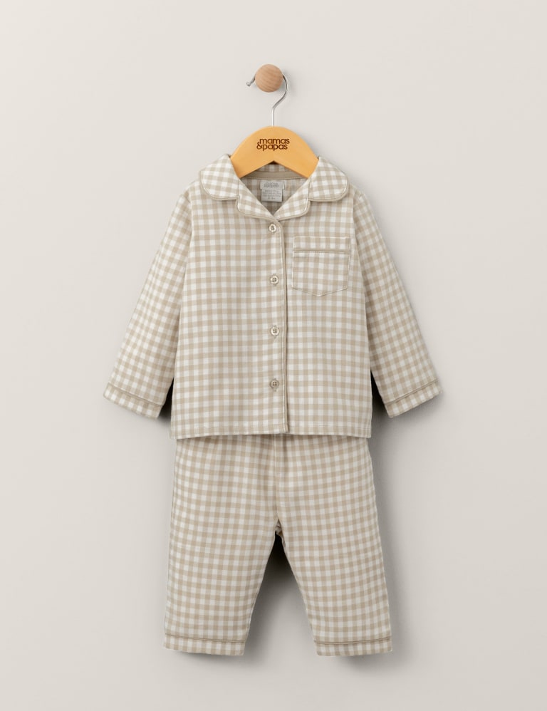 Woven check deals pyjamas