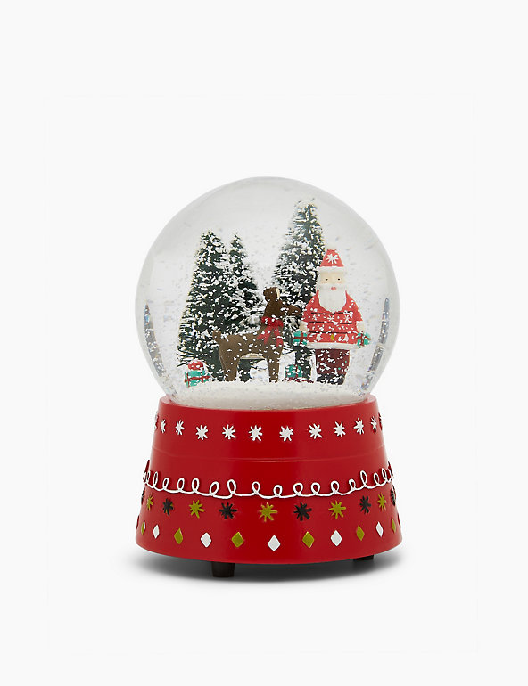 Santa Musical Snow Globe Image 1 of 1