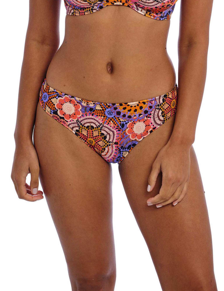 Santiago Nights Printed Bikini Bottoms 1 of 5