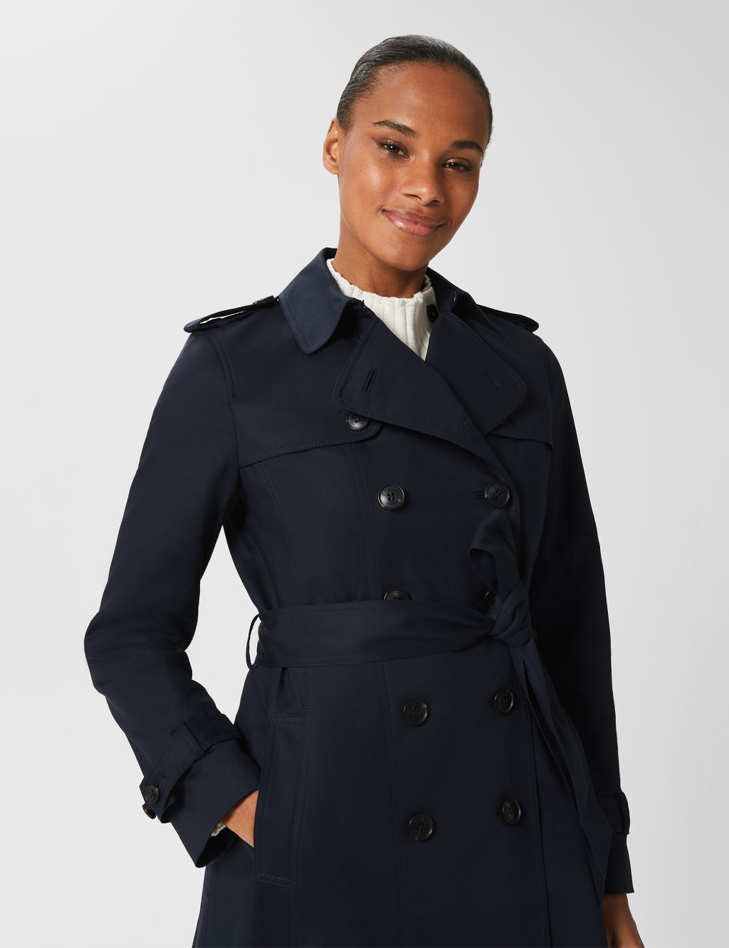 Saskia Belted Water Resistant Trench Coat 7 of 10