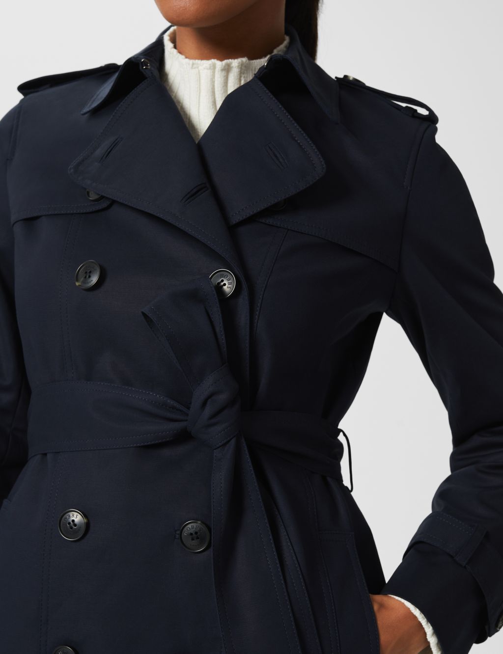 Saskia Belted Water Resistant Trench Coat 8 of 10
