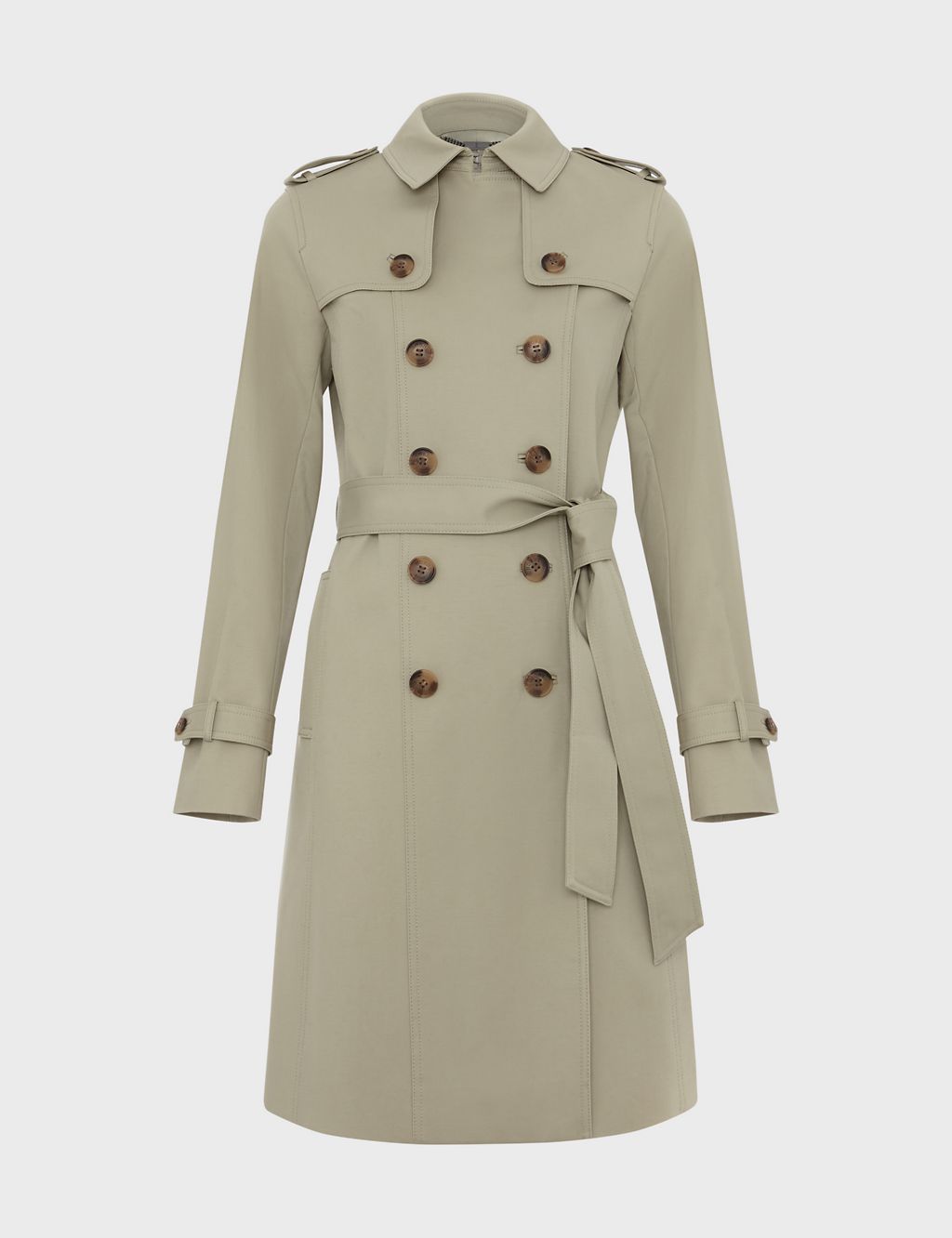 Saskia Belted Water Resistant Trench Coat 1 of 11
