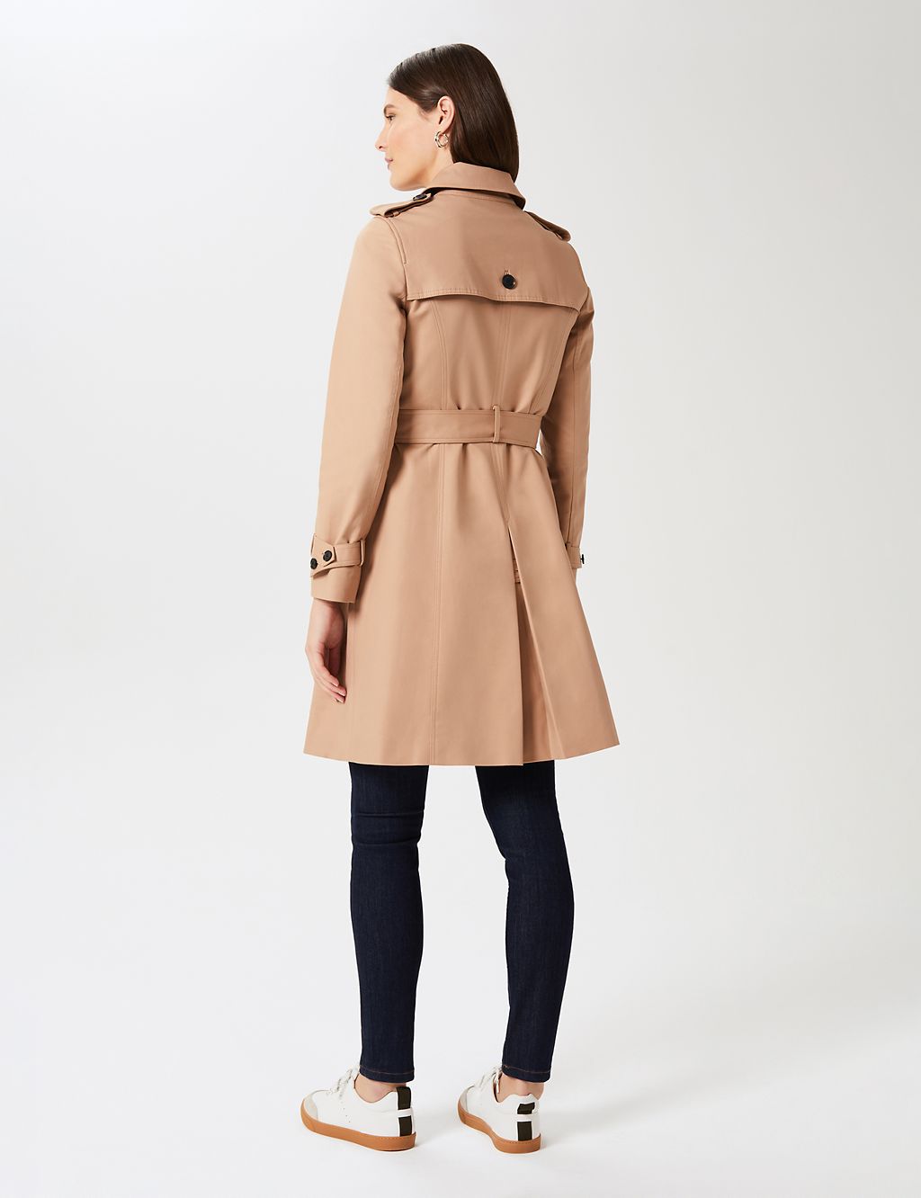 Saskia Water Resistant Belted Trench Coat 7 of 8