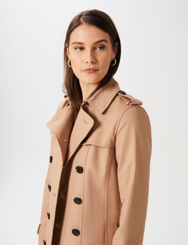 Saskia Water Resistant Belted Trench Coat 6 of 8