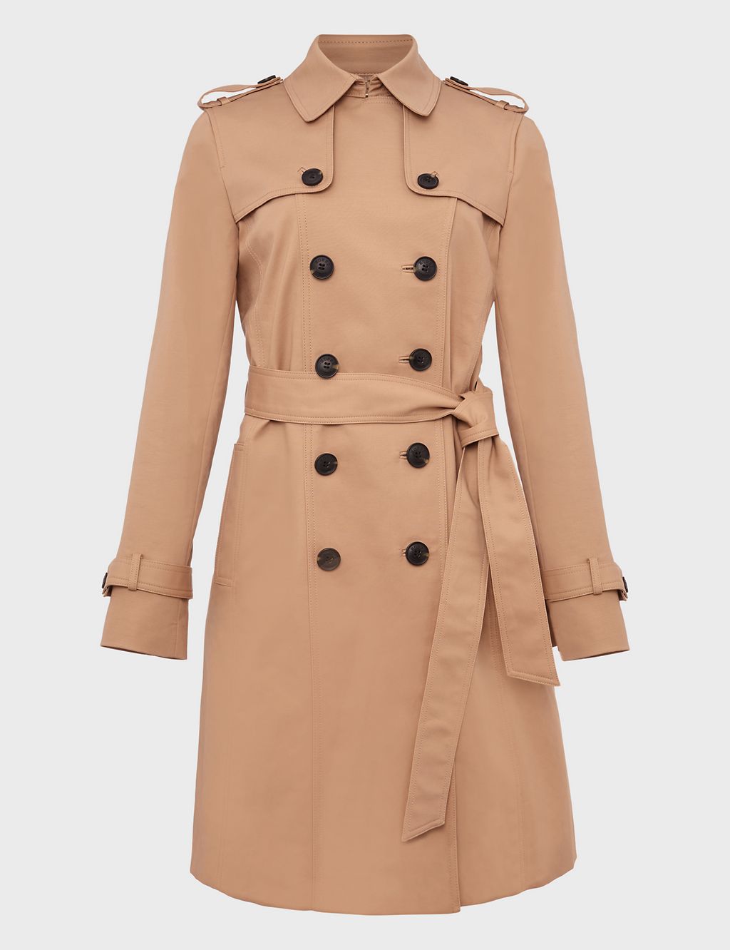 Saskia Water Resistant Belted Trench Coat 1 of 8