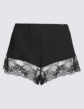 Satin & Lace French Knickers Image 2 of 5