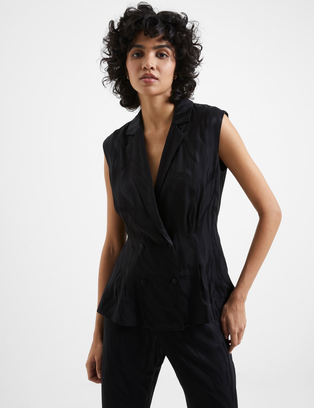Animal print waistcoat on sale