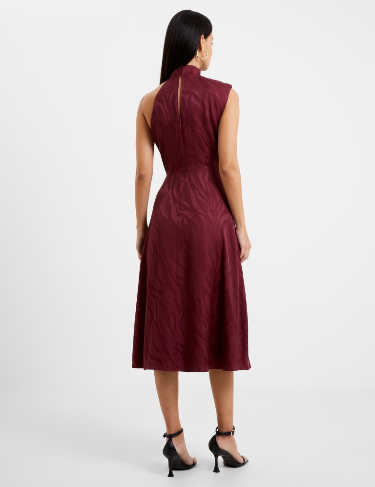 French connection burgundy dress sale