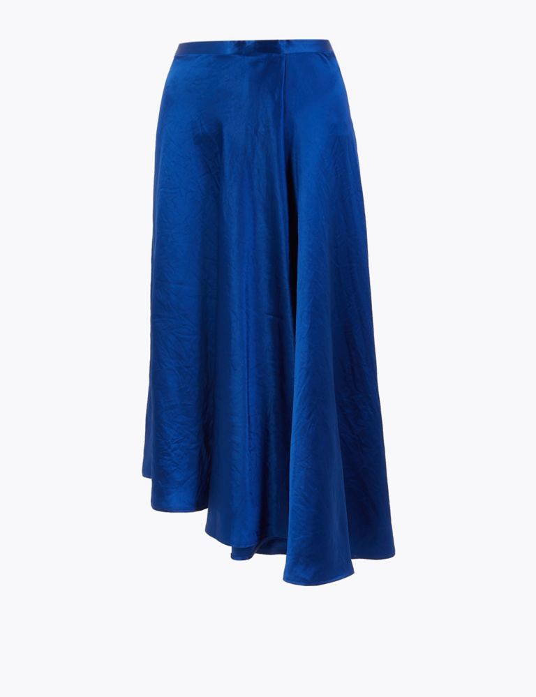 Satin Asymmetric Slip Skirt | M&S Collection | M&S