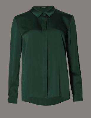 satin blouse marks and spencer
