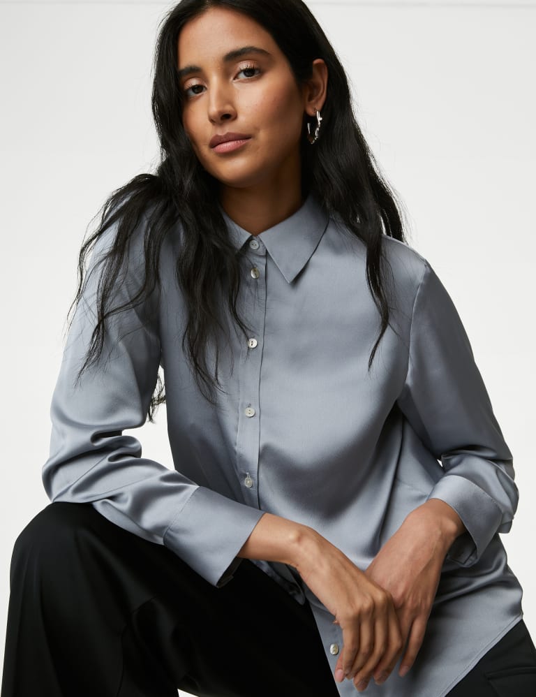 Marks and shop spencer satin blouse