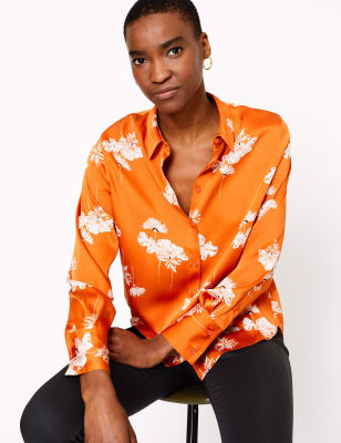 marks and spencer satin blouse