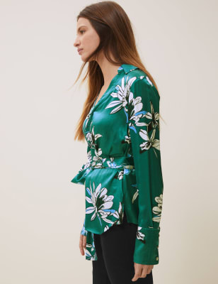 Satin blouse best sale marks and spencer