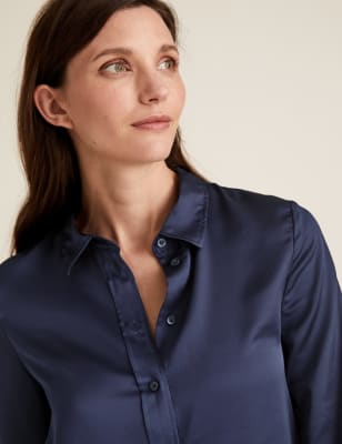 satin blouse marks and spencer