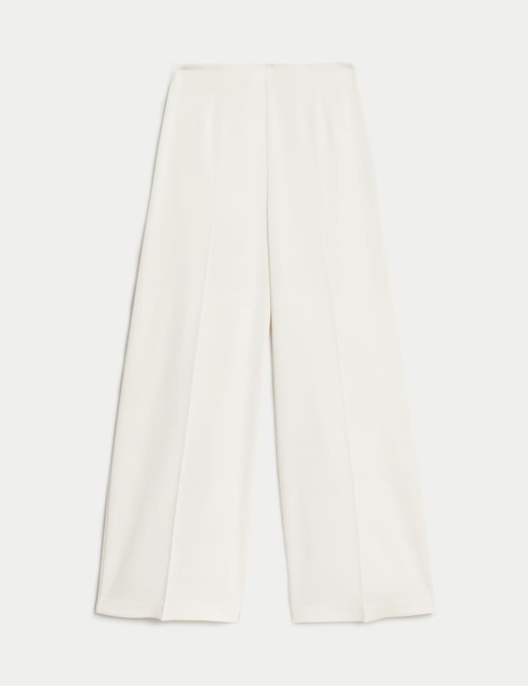 Satin Look Side Zip Wide Leg Trousers 2 of 5