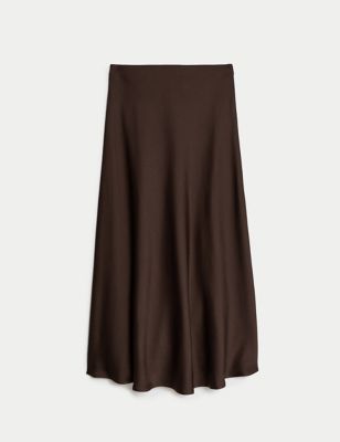 Satin Midaxi Slip Skirt Image 2 of 6
