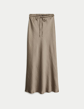 Satin Midaxi Slip Skirt Image 2 of 5