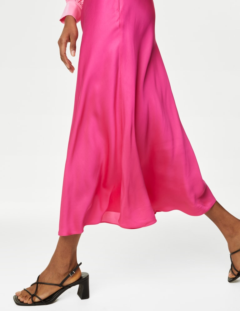 Satin Midaxi Slip Skirt Autograph M S