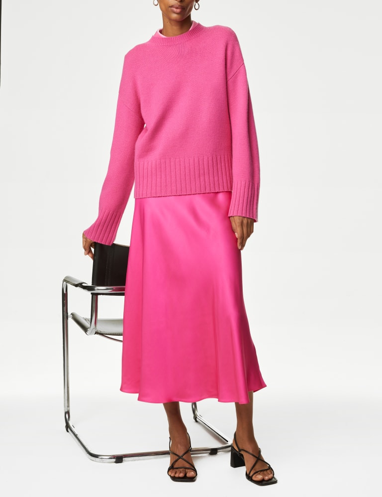 Pink skirt cheap marks and spencer