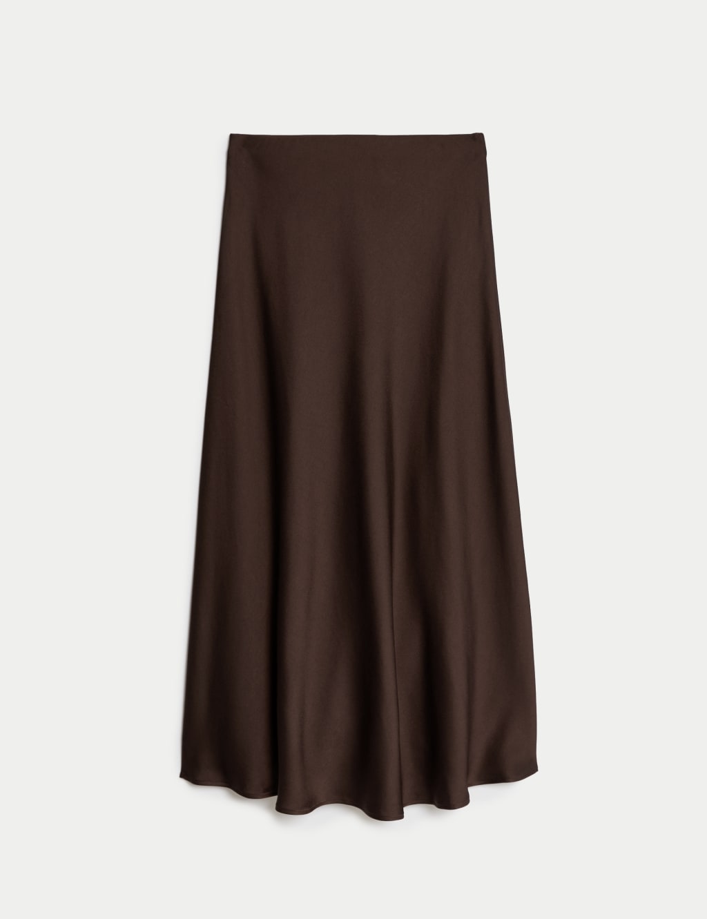 Mid length satin skirts crossword clue hot sale